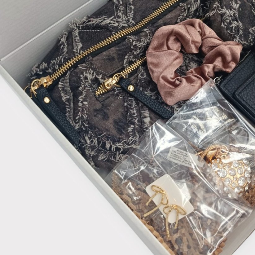 Hnedo-čierny box LINA